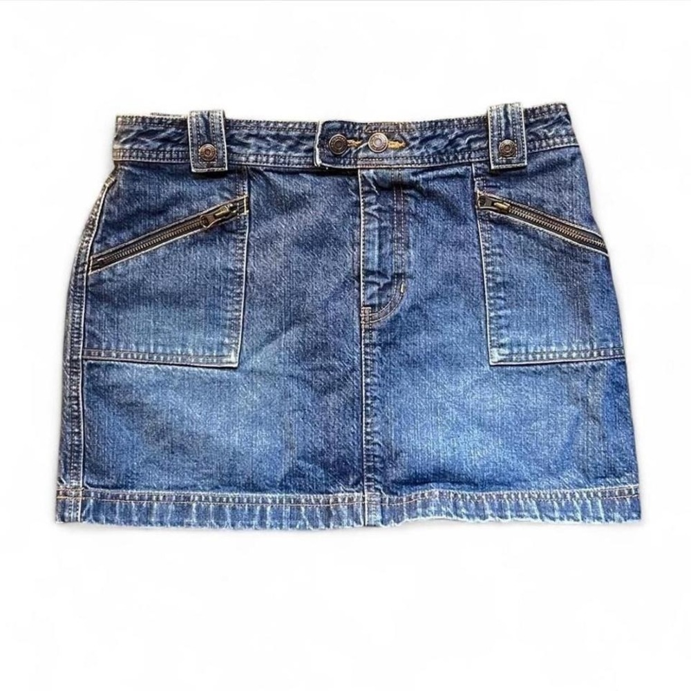 Vintage Y2K Old Navy Blue Jeans Denim Mini Skirt